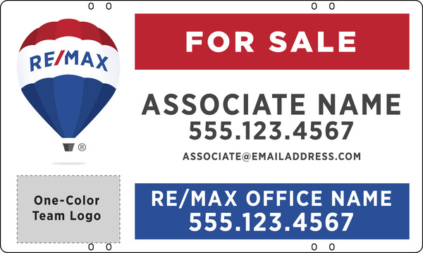 Team Logo Sign Panel, 18h x 30w, .090 Poly