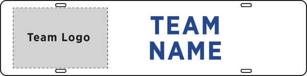 Team Name and Logo Rider, 6h x 24w - Blue Copy