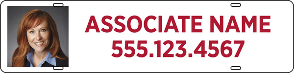 Agent Photo Sign Rider, 6h x 24w