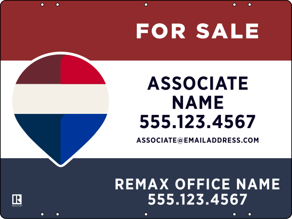 Associate Name Sign Panel, 18h x 24w, Steel