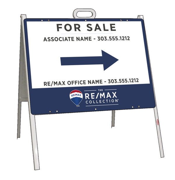 Agent For Sale A-Frame and Sign Panel Unit, 18h x 24w