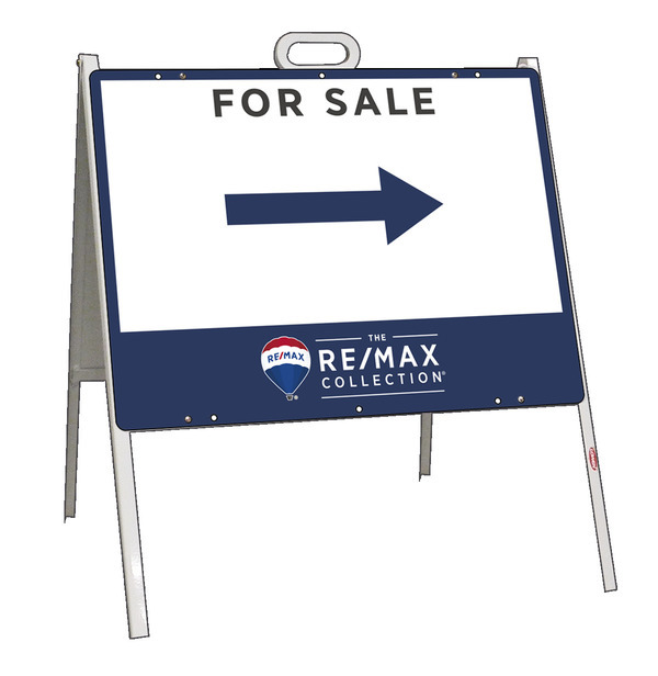 For Sale A-Frame and Sign Panel Unit, 18h x 24w