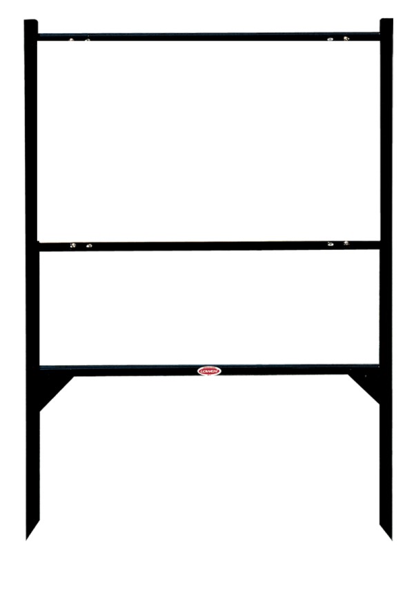 Angle Iron Sign Frame, 18h x 30w - Black