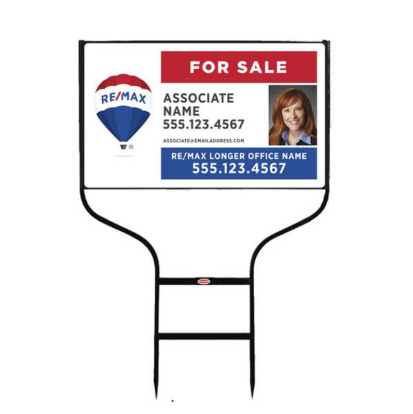 Reflective Round Rod Frame and Sign Photo Panel Unit, 18h x 30w