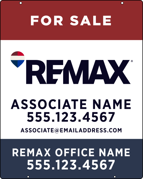 Hanging Associate Name Sign Panel, 30h x 24w