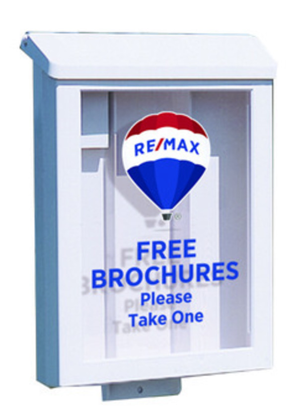 Sign White Plastic Yard Box for Aluminum Sign Post