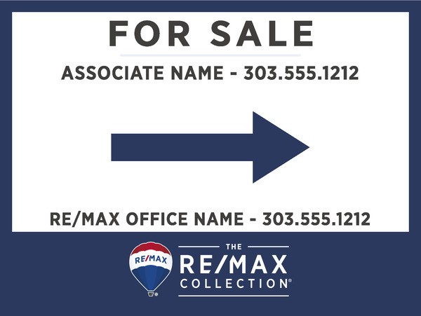 For Sale Sign Agent Panel, 18h x 24w, 4mm