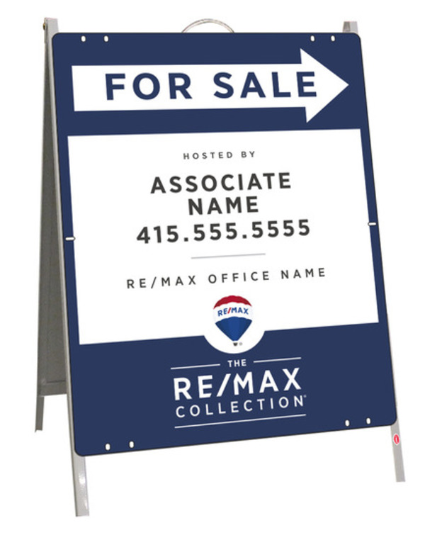 For Sale A-Frame and Sign Panel Unit, 24h x 18w