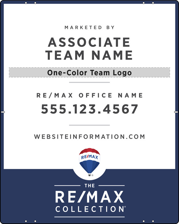 Aluminum Collection Team Logo Panel, 30h x 24w