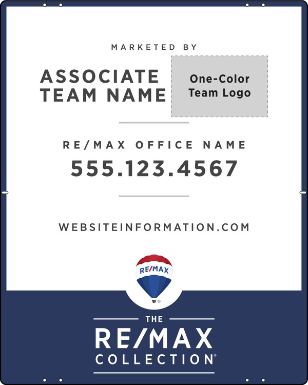 Aluminum Collection Team Logo Panel, 30h x 24w
