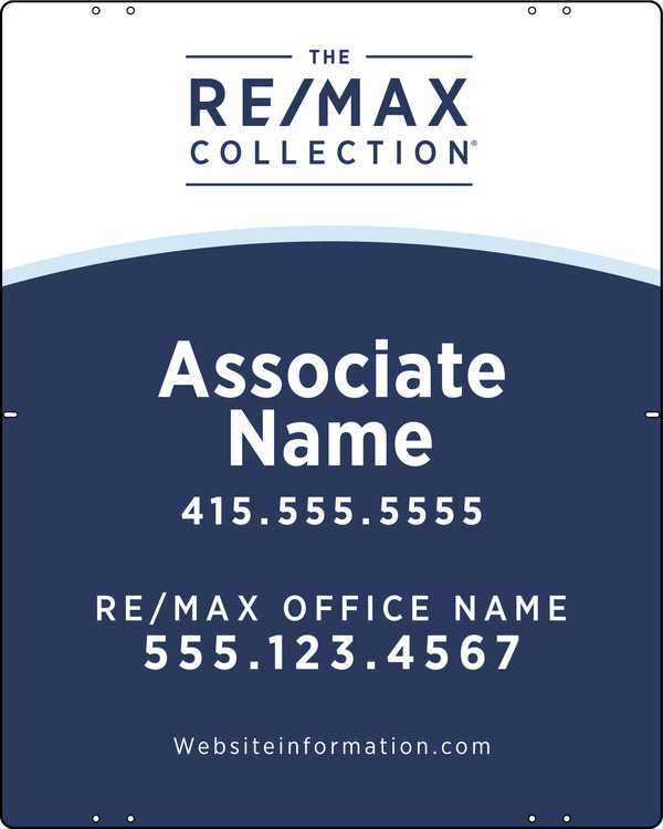 Collection Agent Name Panel, 30h x 24w, .040 Aluminum