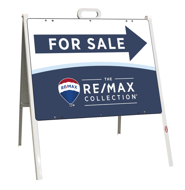 Angle Iron Frame and Directional Collection For Sale Sign Panel Unit, 18h x 24w, 24 ga steel