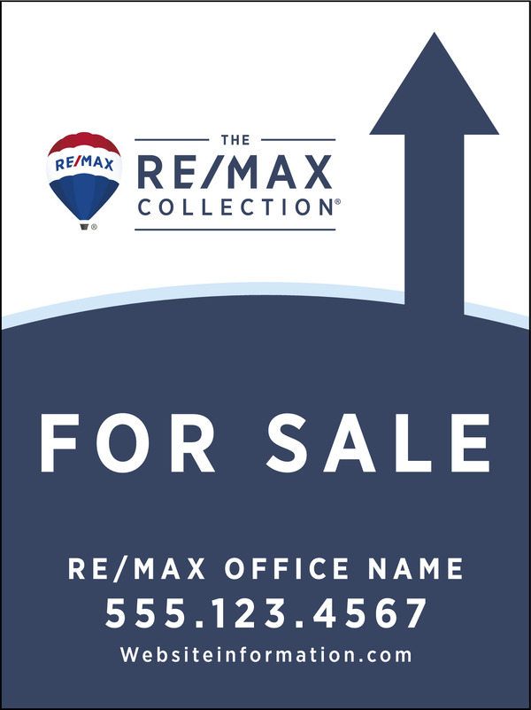 Directional Collection For Sale SF Sign Panel, 24h x 18w, 4mm corrugated plastic