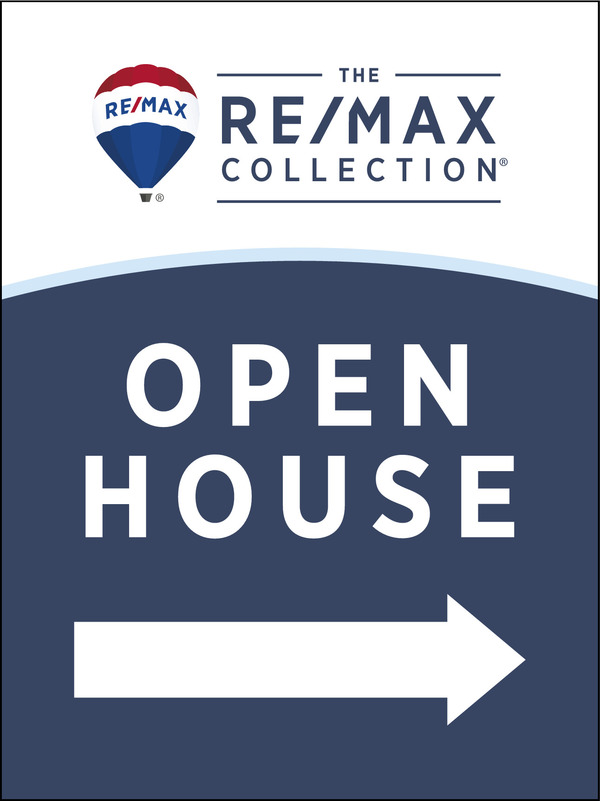Directional Collection Open House DF Sign Panel, 24h x 18w, 4mm corrugated plastic