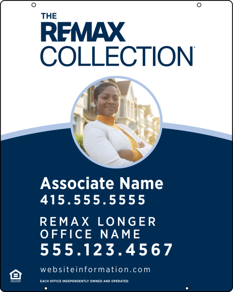 Hanging Associate Name w Photo Sign Panel, 30h x 24w, .063 Aluminum