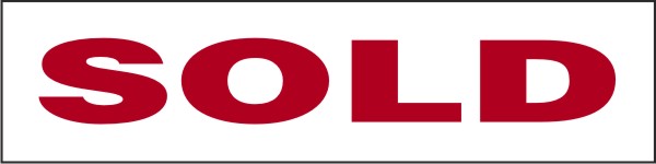 Sold Magnet Sign for Sign Panels, 4h x 16w