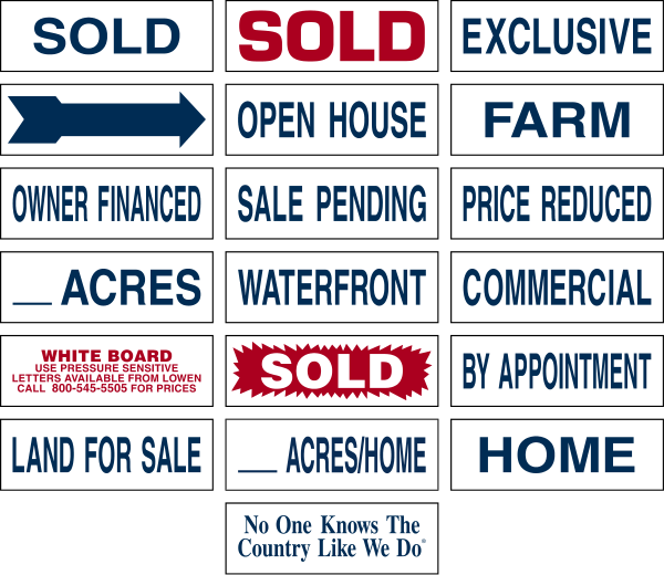 Message Sign Rider, 4mm Corrugated Plastic 6h x 18w