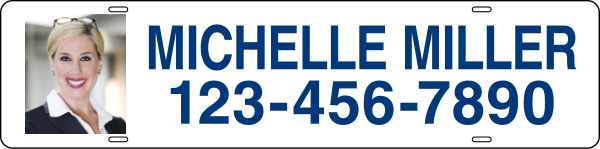 Agent Photo Sign Rider, 6h x 24w, Steel