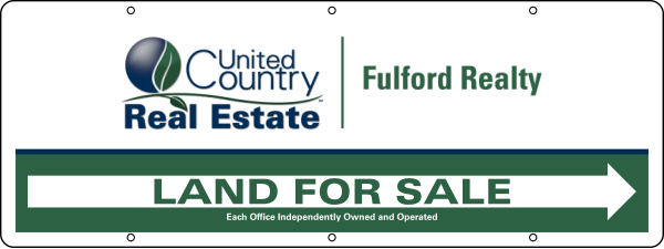 Land For Sale Sign Panel, 24 GA Steel 9h x 24w