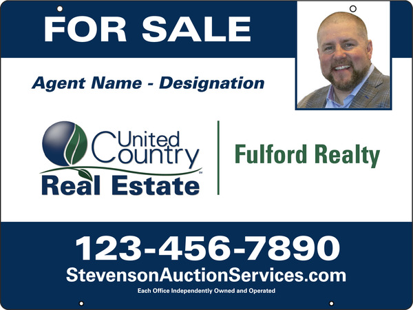 Hanging Photo Sign Panel, 18h x 24w, Steel