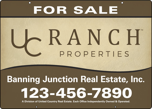 Hanging Sign Panel DF, 20h x 28w, Steel