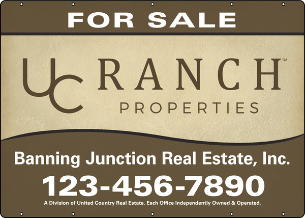 Sign Panel DF, 20h x 28w, Steel