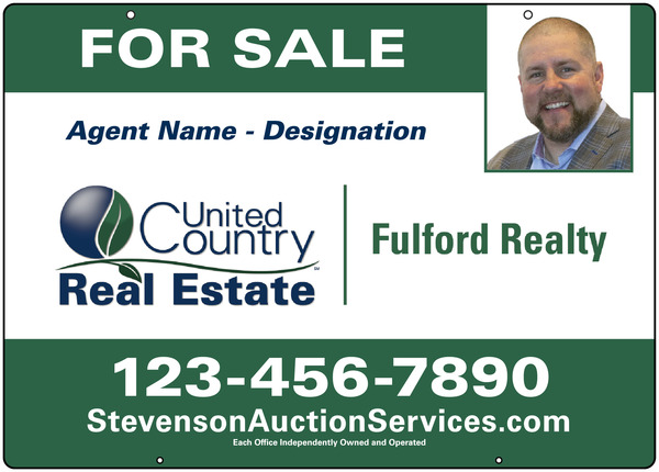 Hanging Photo Sign Panel, 20h x 28w, Steel