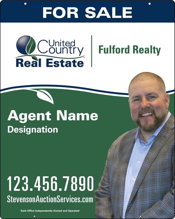 Hanging Photo Sign Panel, 30h x 24w, Steel