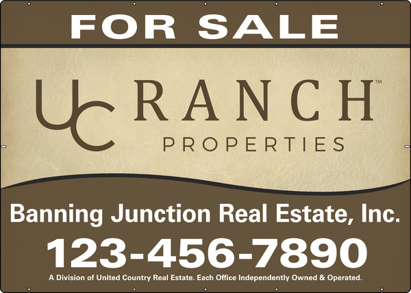 Sign Panel DF, 30h x 42w, Steel