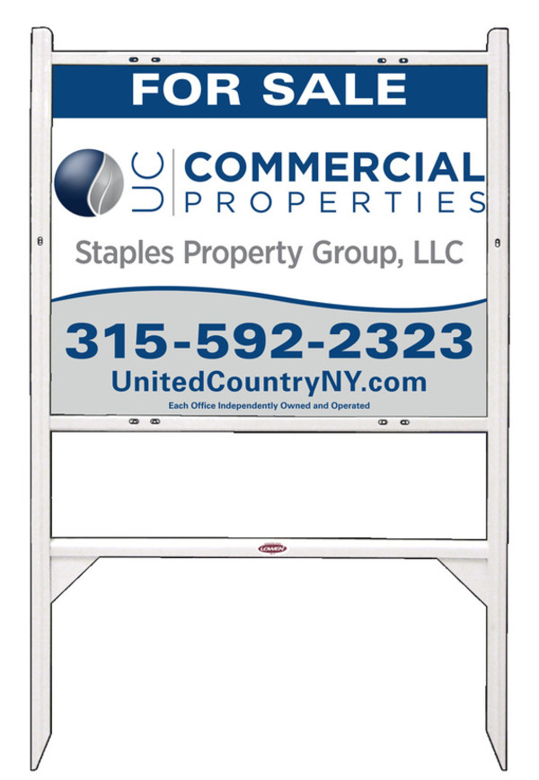 Angle Iron Frame and Commercial Sign Panel Unit, 24h x 30w, Steel