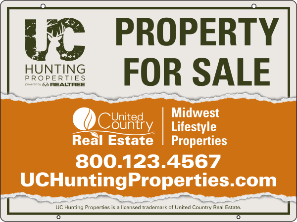 Office Hanging Sign Panel, 18h x 24w, Steel