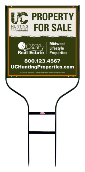 Round Rod Frame and Office Sign Panel Unit, 24 GA steel 20h x 20w, Steel