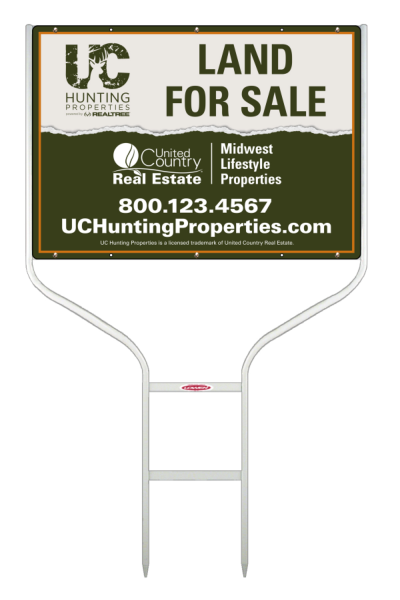 Round Rod Frame and Office Sign Panel Unit, 20h x 28w, Steel