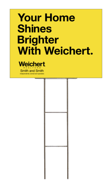 Wire H-Stake and Sign Panel Unit, 18h x 24w, 4mm Corrugated