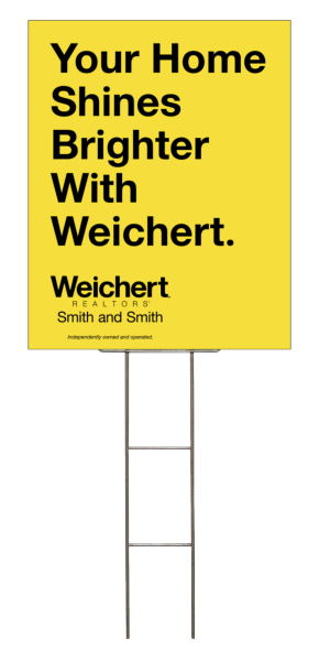 Wire H-Stake and Sign Panel Unit, 30h x 24w, 4mm Corrugated