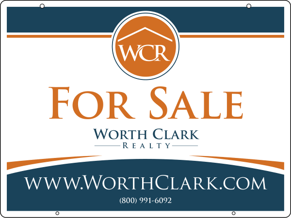 Reflective Hanging Office Sign Panel, 18h x 24w, .063 Aluminum