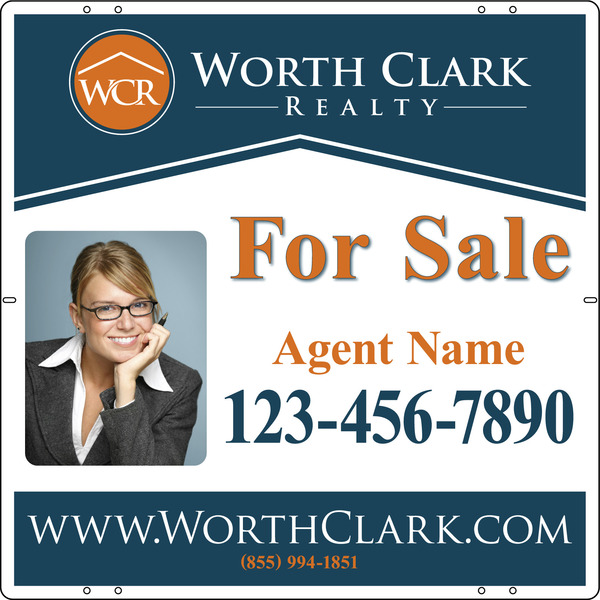 Photo Sign Panel, 24h x 24w, Steel